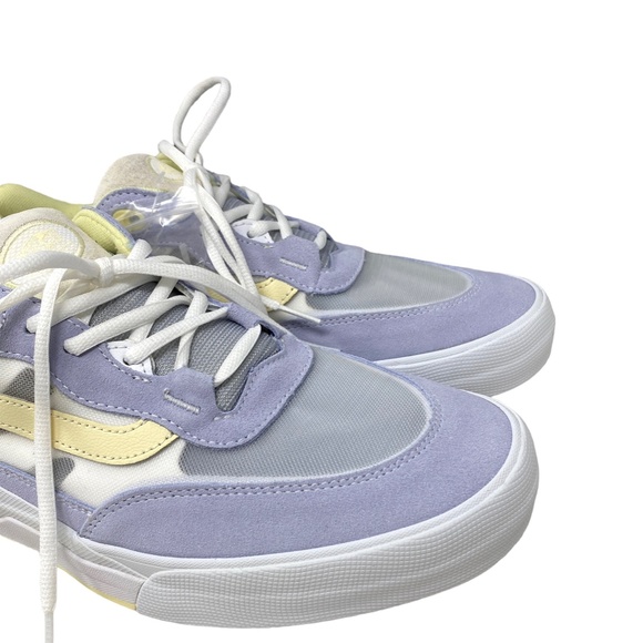 VANS Wayvee Shoe Low Top Sneakers Skate Dusty Blue Suede Mesh Men's VN0A5JIADSB - Picture 6 of 10